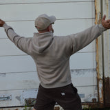 Goodhood Oversized Hoodie sand-coffee unisex Kapuzenpullover