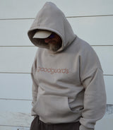 Goodhood Oversized Hoodie sand-coffee unisex Kapuzenpullover