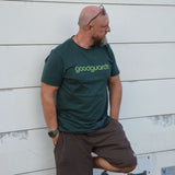 Goodshirt Men bottle green T-Shirt