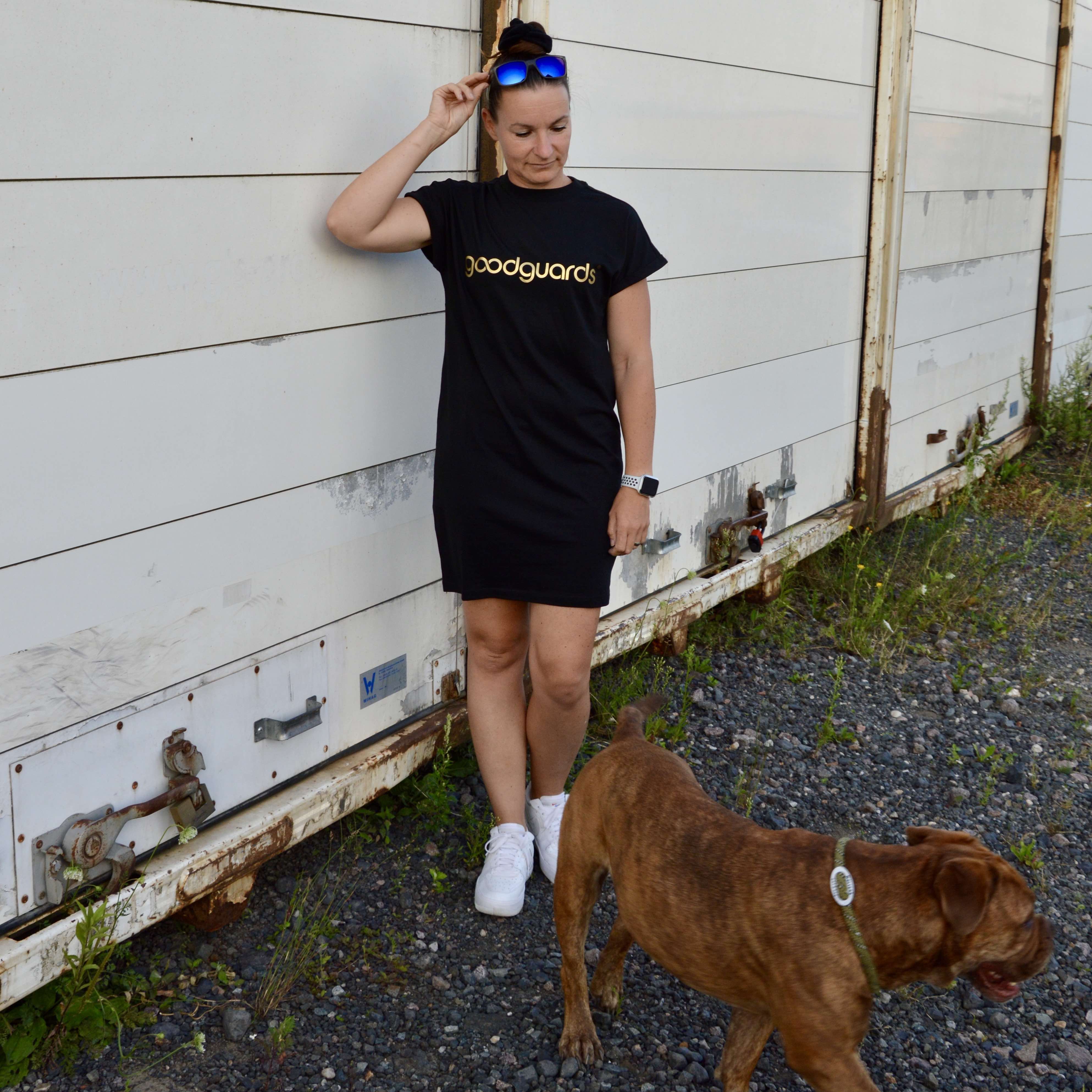 Gooddress Loose Fit Dress black (Organic Cotton Dress)