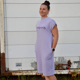 Gooddress Dusty Lilac (Organic Cotton Poncho Dress) Swim Poncho