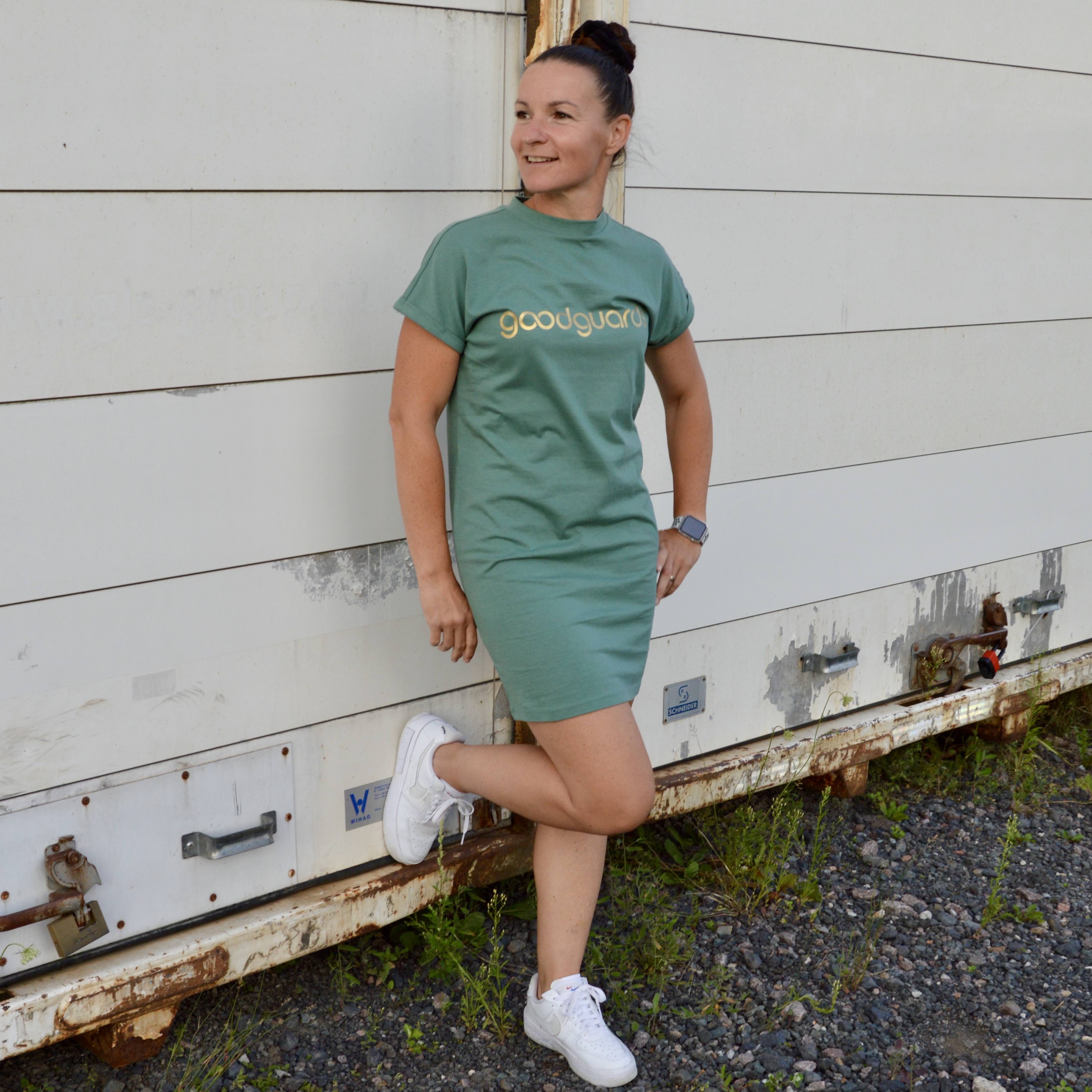 Gooddress Loose Fit paleleaf (Organic Cotton Dress)