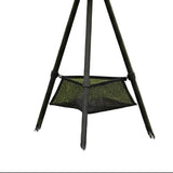 Defthike Round Table - Round indoor and outdoor table with lamp holder