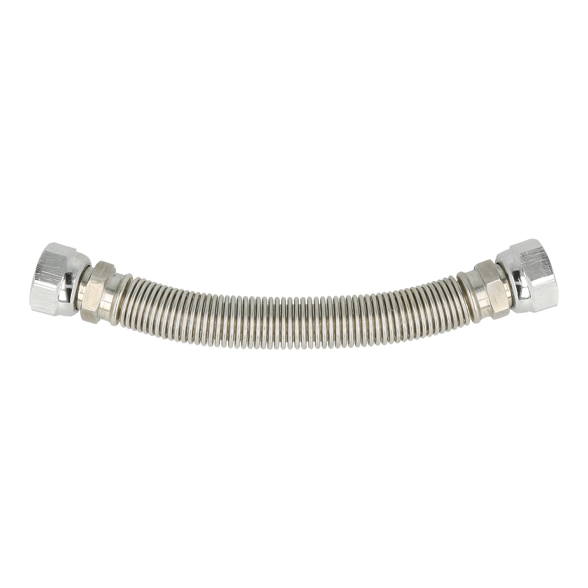 Stainless Steel Corrugated Pipe 3/8" Female Thread to 3/8" Female Thread